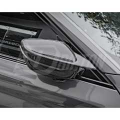 M4 Style Dry Carbon Fiber Side Mirror Cover For BMW 5 Series G30 G38 2017-2023