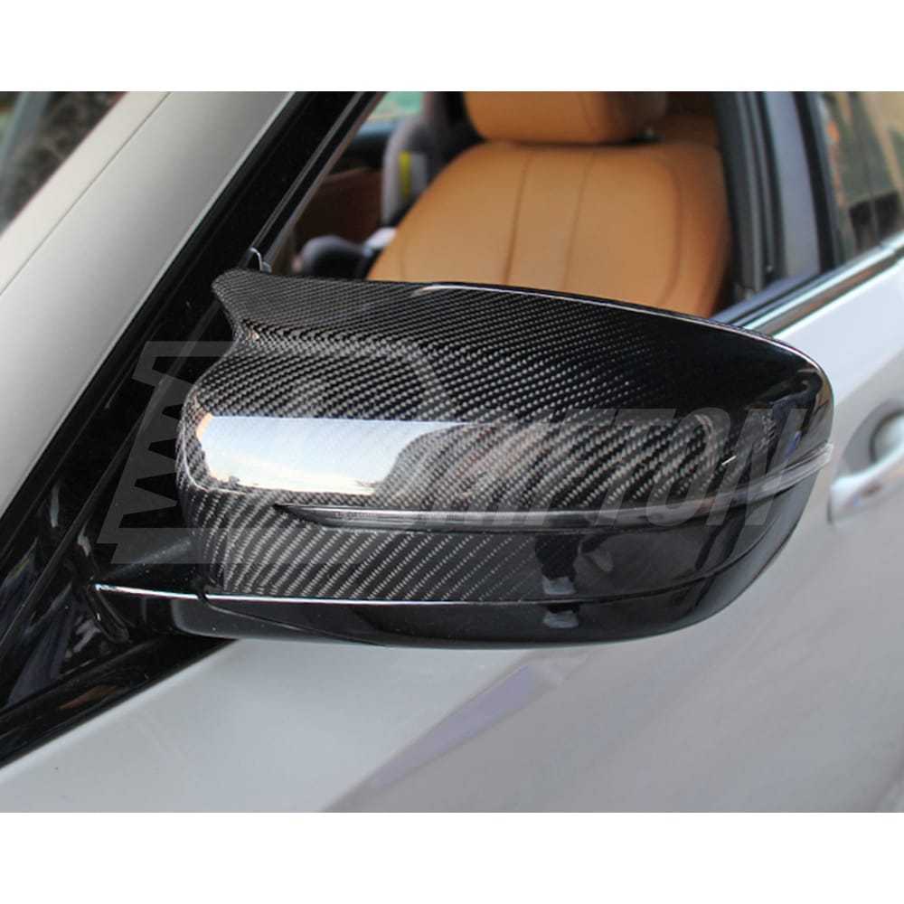 M5 Style Dry Carbon Fiber Side Mirror Cover For BMW 5 Series G30 G38 2017-2023