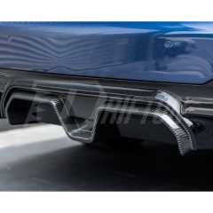 CS Style Dry Carbon Fiber Rear Diffuser Set For BMW 5 Series G30 G38 2017-2023