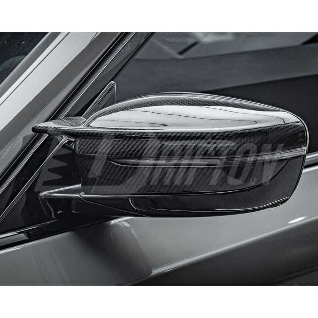 M4 Style Dry Carbon Fiber Side Mirror Cover For BMW 5 Series G30 G38 2017-2023