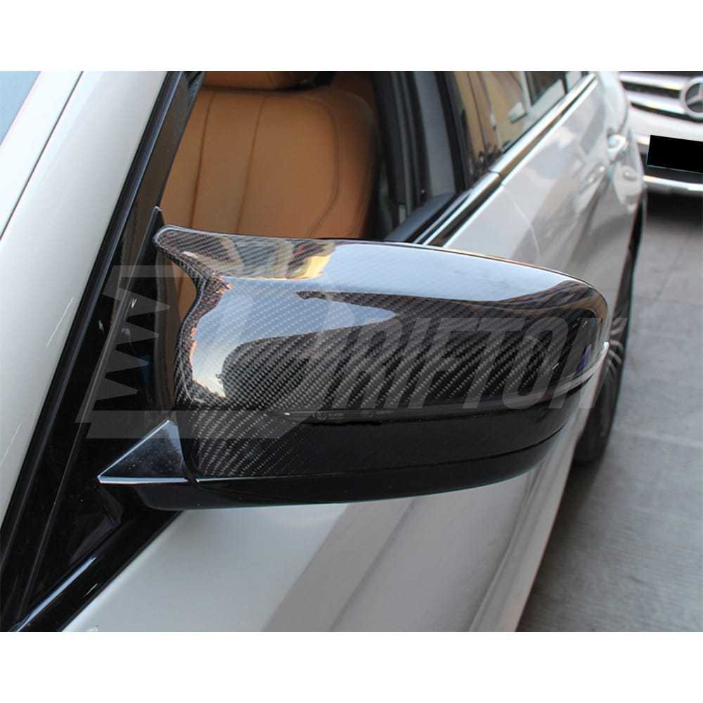 M5 Style Dry Carbon Fiber Side Mirror Cover For BMW 5 Series G30 G38 2017-2023