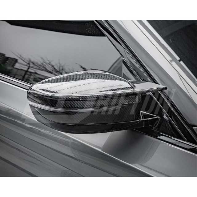 M4 Style Dry Carbon Fiber Side Mirror Cover For BMW 5 Series G30 G38 2017-2023