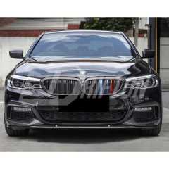 Dry Carbon Fiber Dual Slat Front Grille For BMW 5 Series G30 G38 2017-2019