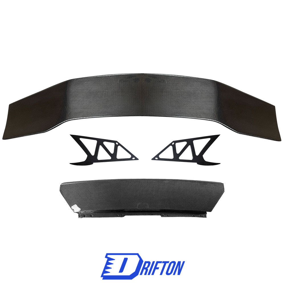 DMC Style Dry Carbon Fiber Rear Spoiler With Trunk For Lamborghini Huracan LP610-4 2014-2018