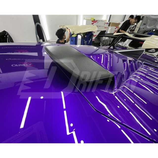 Dry Carbon Fiber Rear Engine Hood Scoop For Lamborghini Huracan STO