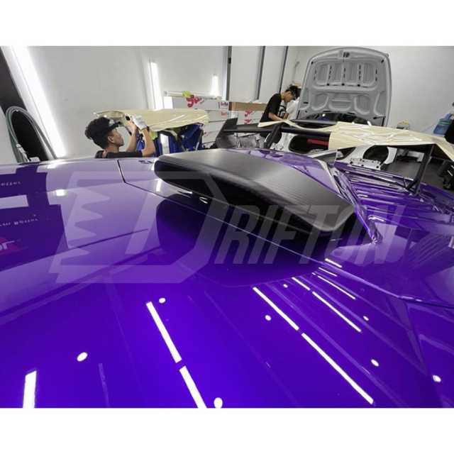 Dry Carbon Fiber Rear Engine Hood Scoop For Lamborghini Huracan STO