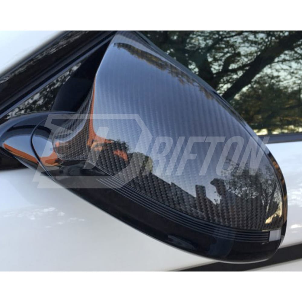 Dry Carbon Fiber Mirror Caps Replacement For BMW M3 M4 F80 F82 F83 LHD RHD 2014-2020
