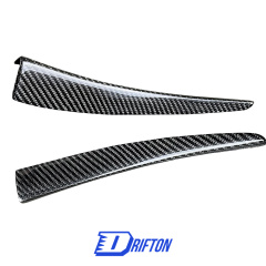 AT Style Carbon Fiber Front Bumper Canards For BMW M3 M4 F80 F82 F83 2014-2020