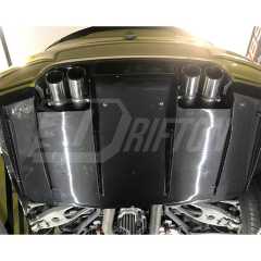 Varis Style Carbon Fiber Rear Diffuser Underboard With Lip For BMW M3 M4 F80 F82 F83 2014-2020