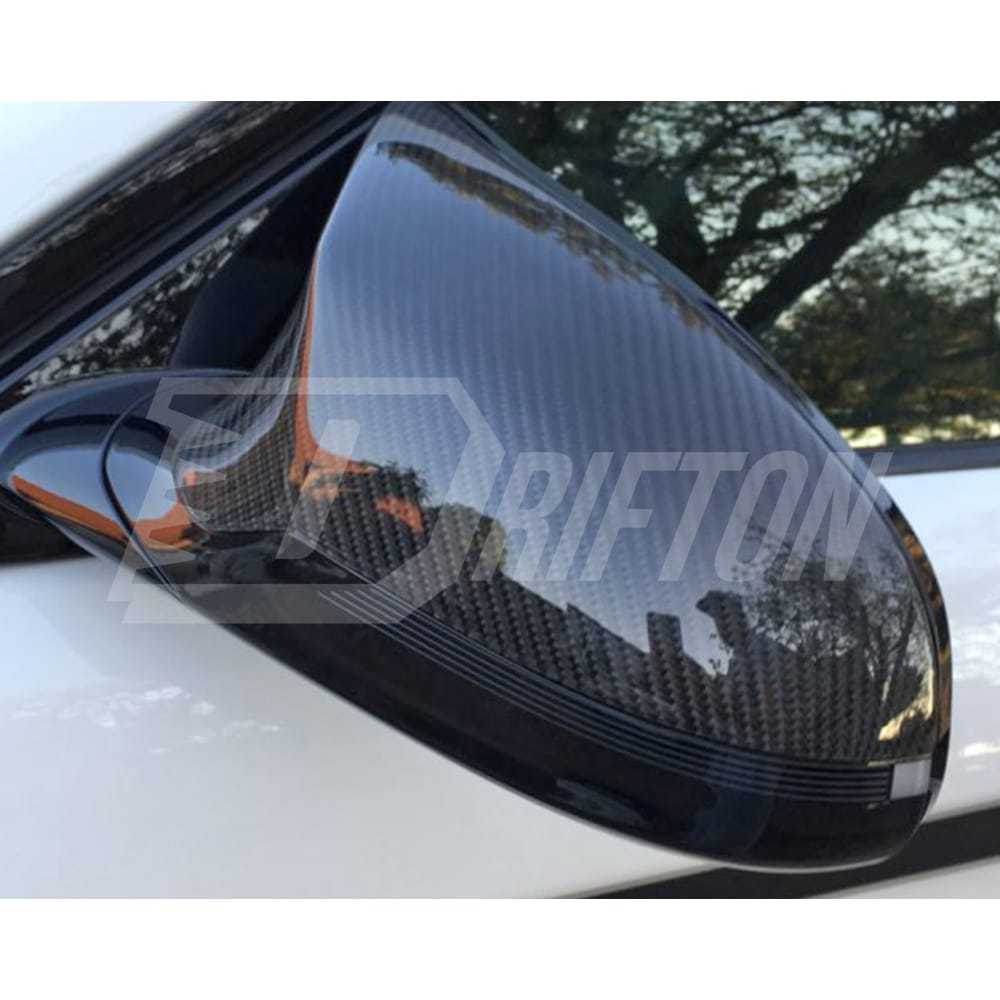 Dry Carbon Fiber Mirror Caps Replacement For BMW M3 M4 F80 F82 F83 LHD RHD 2014-2020