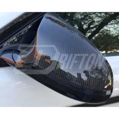 Dry Carbon Fiber Mirror Caps Replacement For BMW M3 M4 F80 F82 F83 LHD RHD 2014-2020