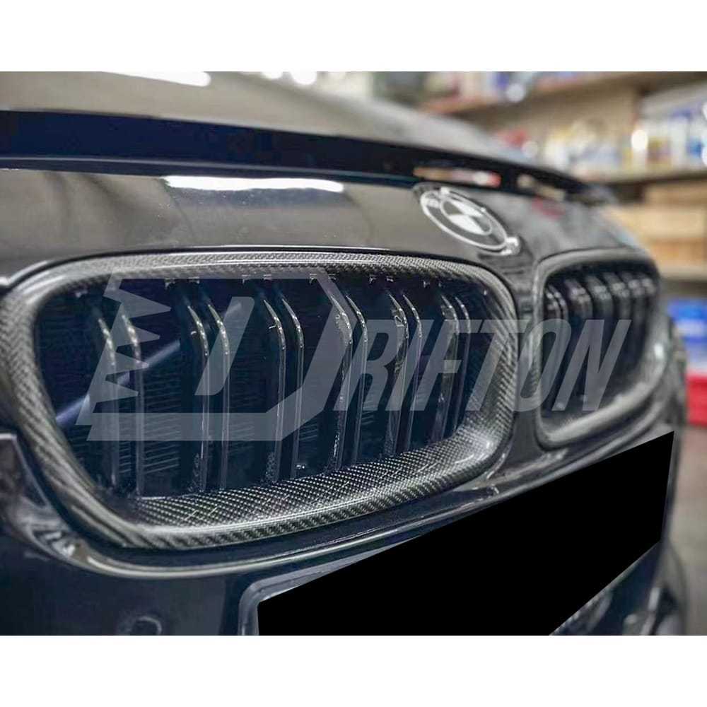 Carbon Fiber Front Grille For BMW M3 M4 F80 F82 F83 2014-2020