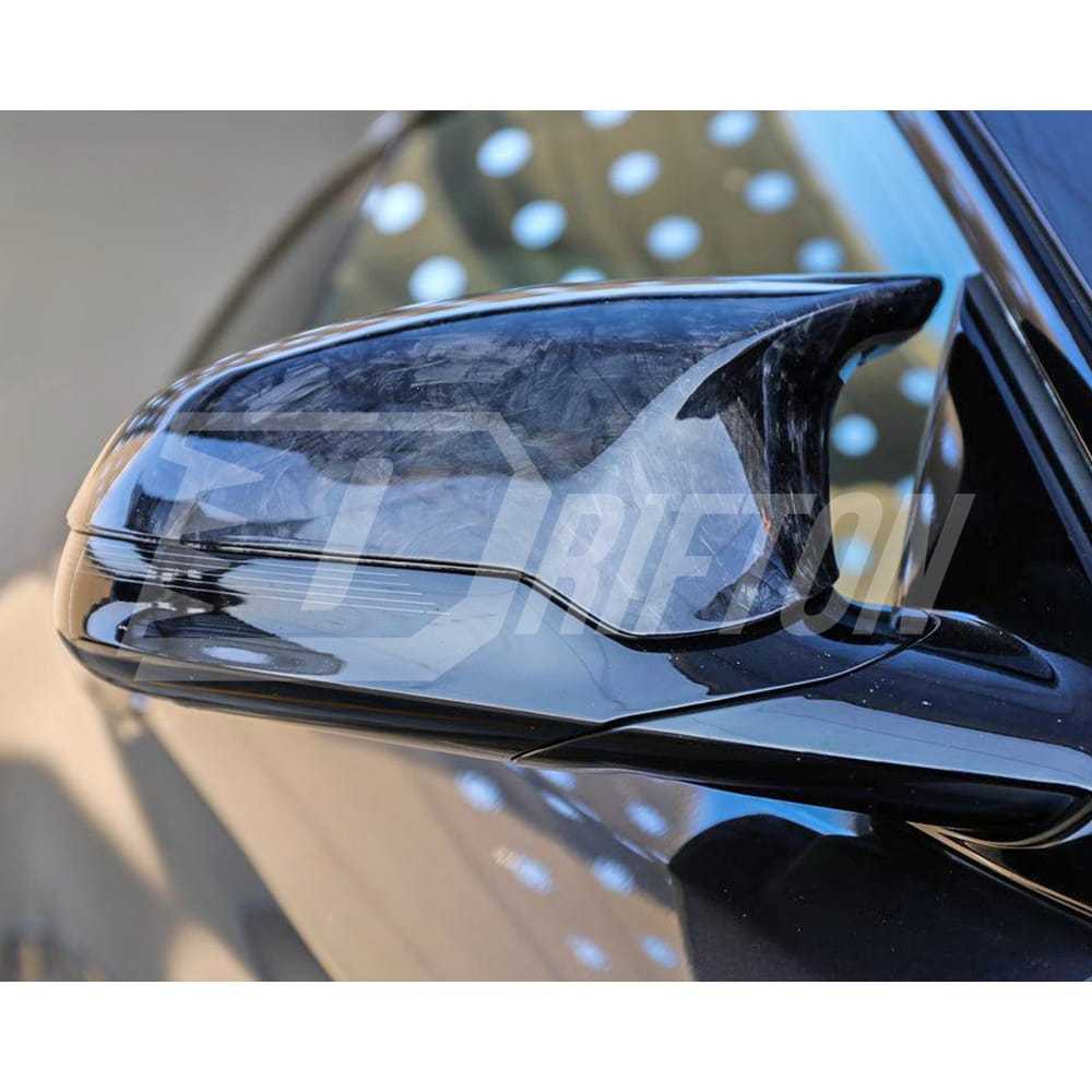 Forged Dry Carbon Fiber Mirror Caps Replacement For BMW M3 M4 F80 F82 F83 LHD RHD 2014-2020