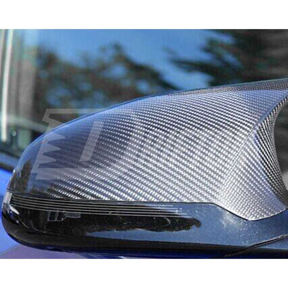 Dry Carbon Fiber Mirror Caps Replacement For BMW M3 M4 F80 F82 F83 LHD RHD 2014-2020
