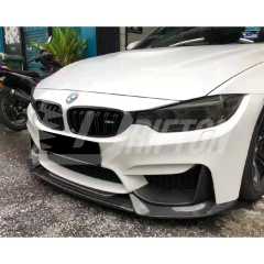 Varis Style Carbon Fiber Front Lip For BMW M3 M4 F80 F82 F83 2014-2020