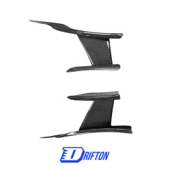 MAD Style Carbon Fiber Front Bumper Canards For BMW M3 M4 F80 F82 F83 2014-2020