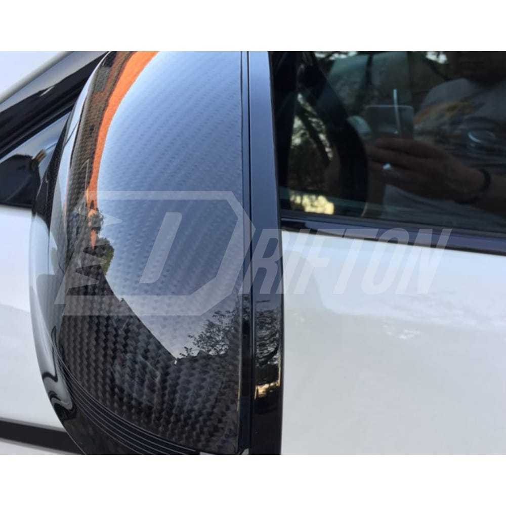 Dry Carbon Fiber Mirror Caps Replacement For BMW M3 M4 F80 F82 F83 LHD RHD 2014-2020