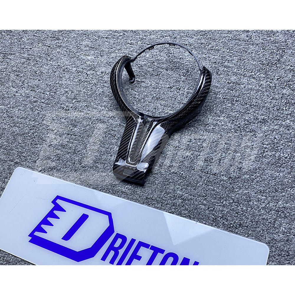 Carbon Fiber Steering Wheel Center Trim Replacement Cover For BMW M3 M4 F80 F82 F83 2014-2020
