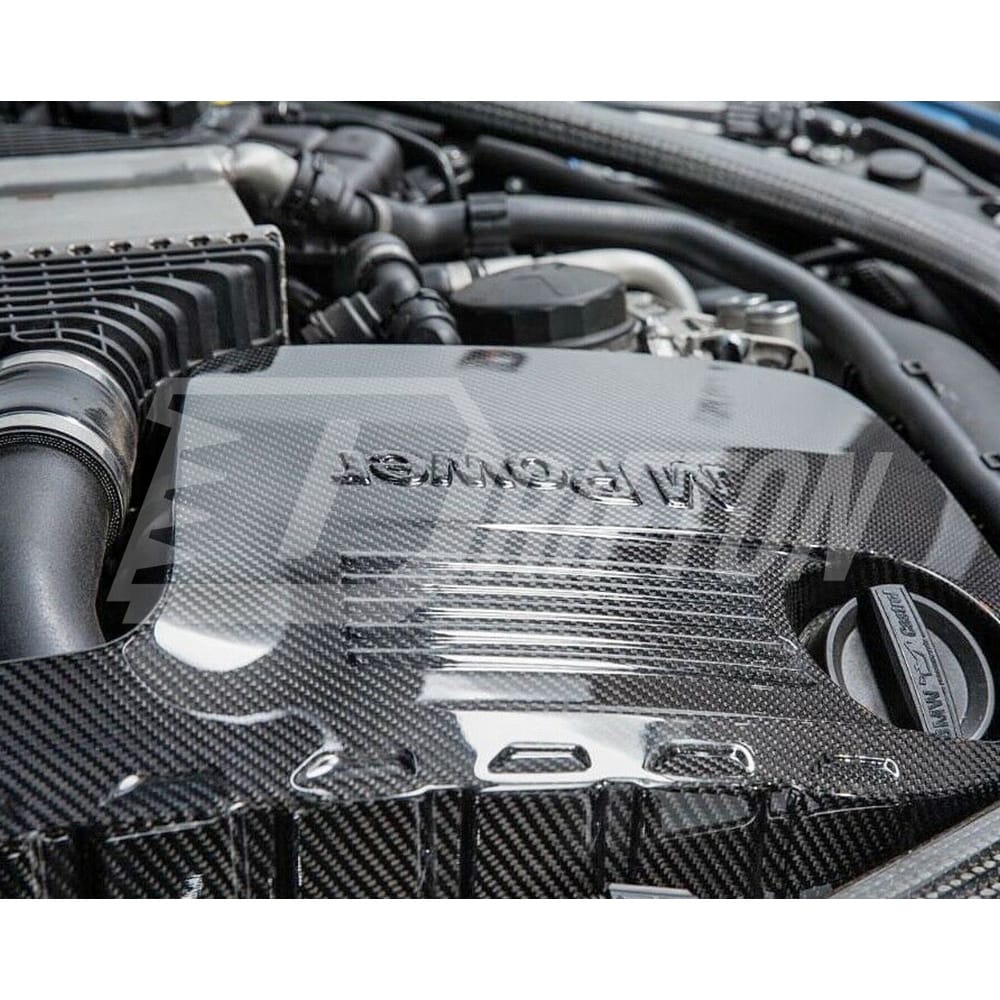 Dry Carbon Fiber Engine Cover For BMW M3 M4 F80 F82 2014-2020