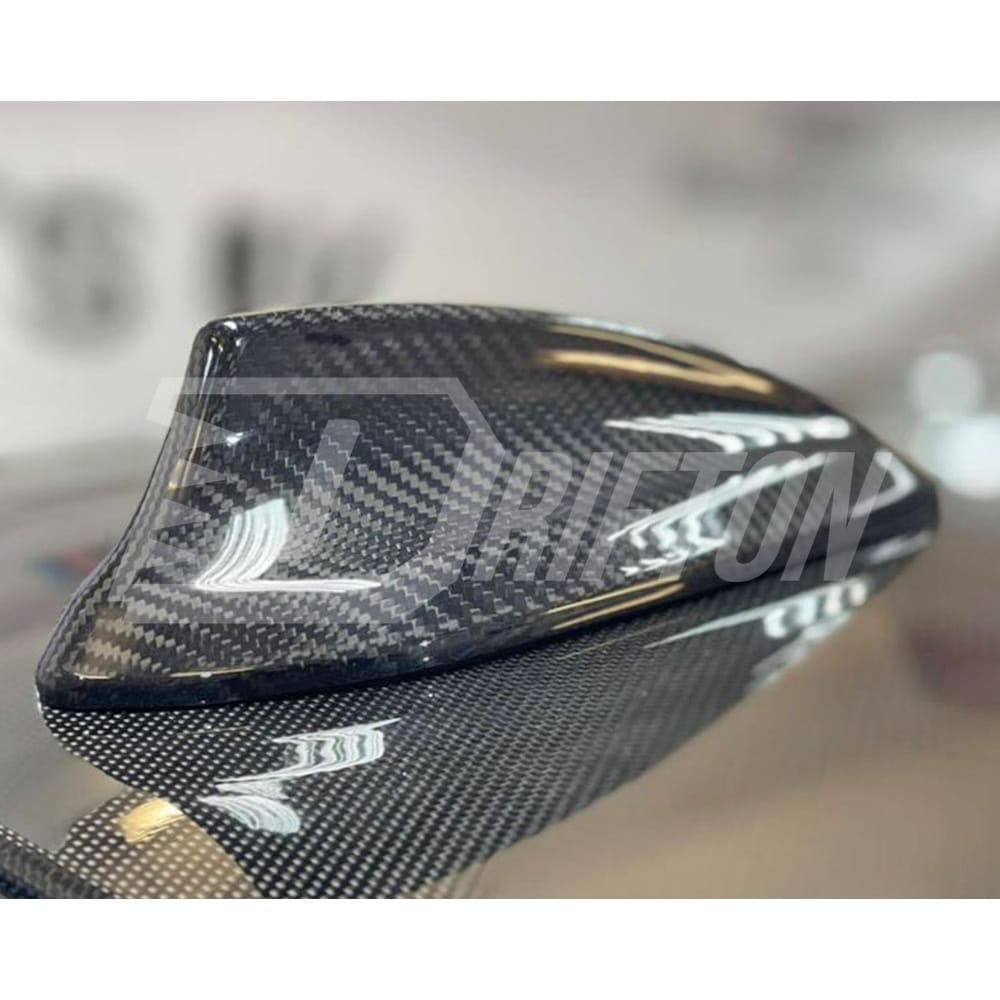Dry Carbon Fiber Roof Shark Fin Antenna Cover For BMW M3 M4 F80 F82 2014-2020
