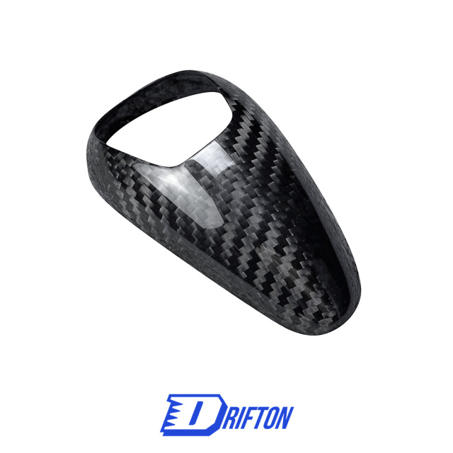 Dry Carbon Fiber Shift Gear Knob Cover For BMW M3 M4 F80 F82 2014-2020