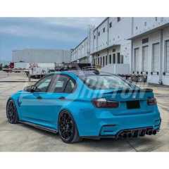 PSM Style Carbon Fiber Trunk Spoiler Rear Wing For BMW M3 F80 2014-2020
