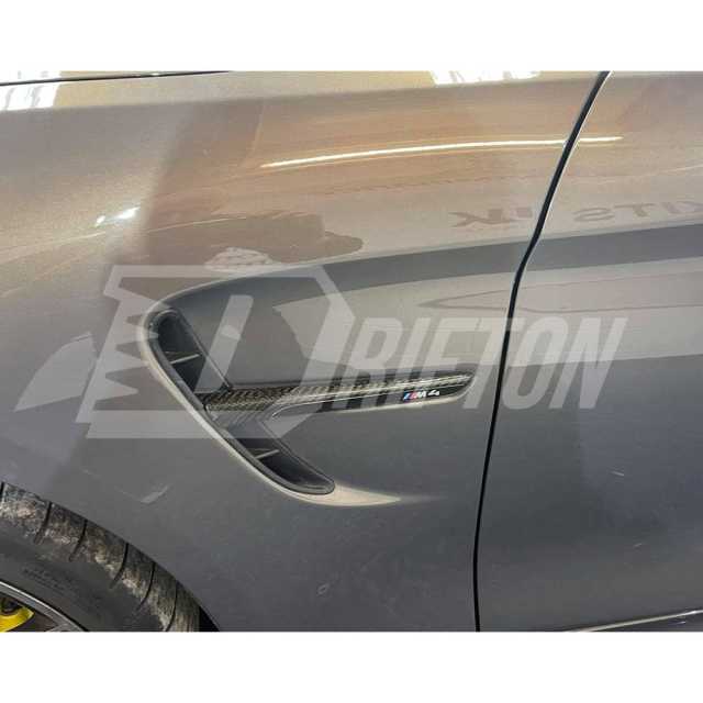 Dry Carbon Fiber Fender Trim For BMW M3 M4 F80 F82 F83 2014-2020