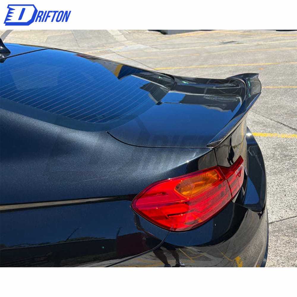 M4 Style Carbon Fiber Rear Trunk Spoiler Wing For BMW M4 F82 2014-2020