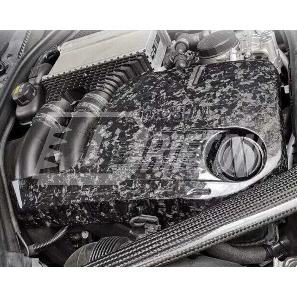 Forged Dry Carbon Fiber Engine Cover For BMW M3 M4 F80 F82 2014-2020
