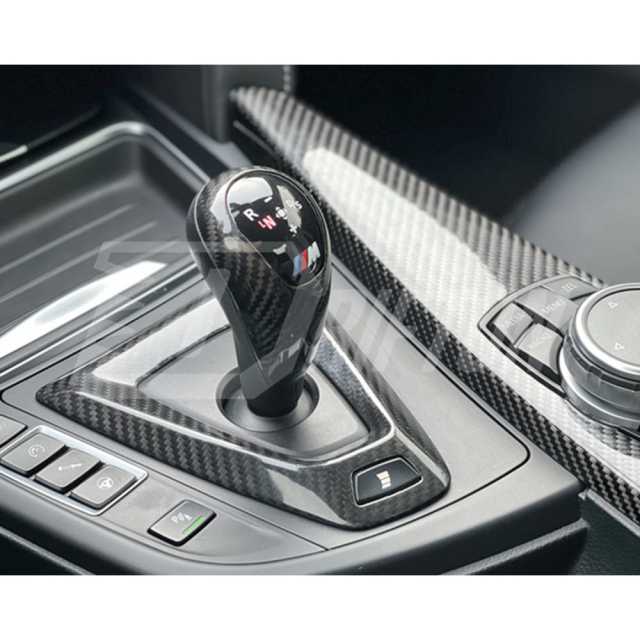 Carbon Fiber Shift Console Trim Cover For BMW M3 M4 F80 F82 F83 2014-2020