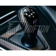 Carbon Fiber Shift Gear Knob Replacement For BMW M3 M4 F80 F82 2014-2020