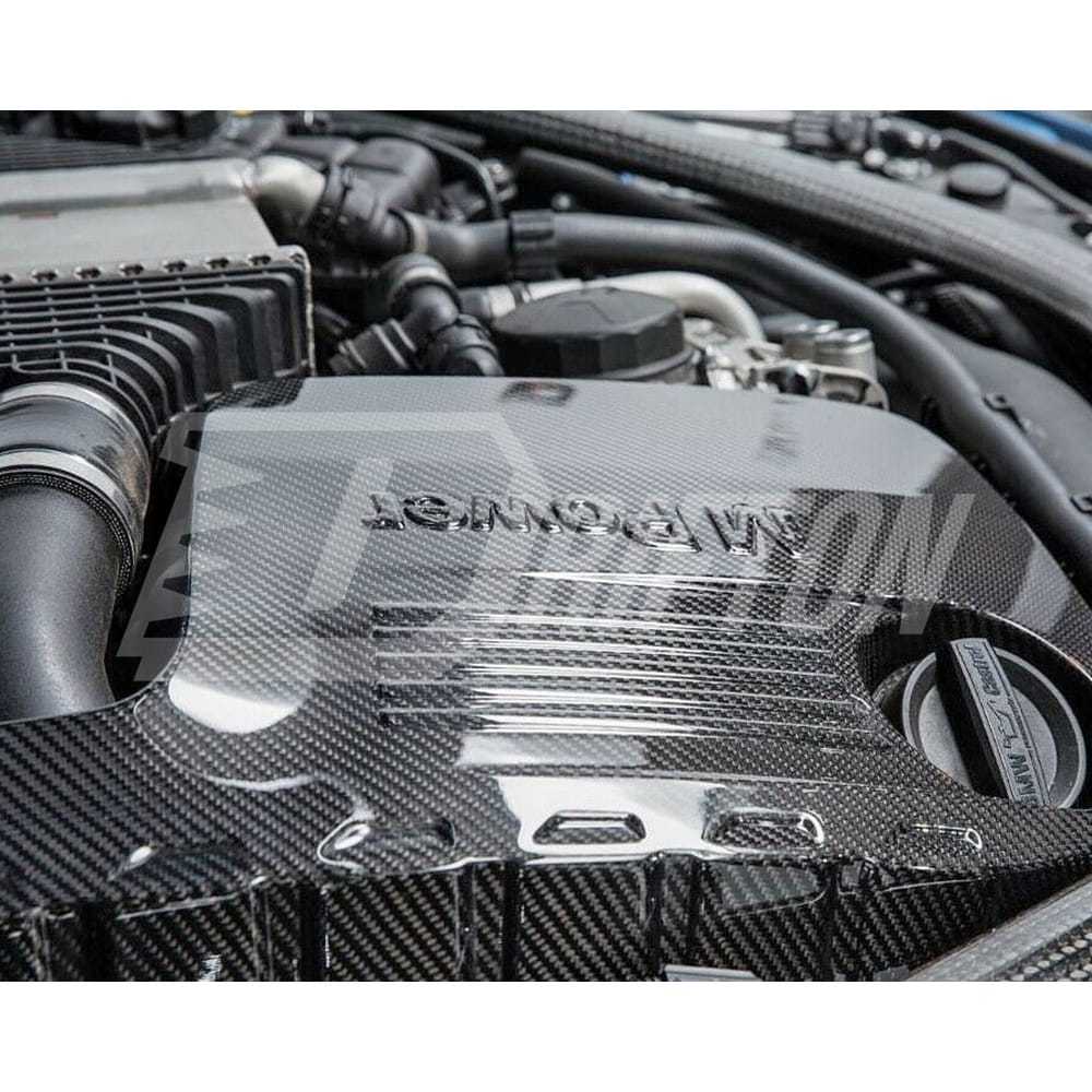 Dry Carbon Fiber Engine Cover For BMW M3 M4 F80 F82 2014-2020