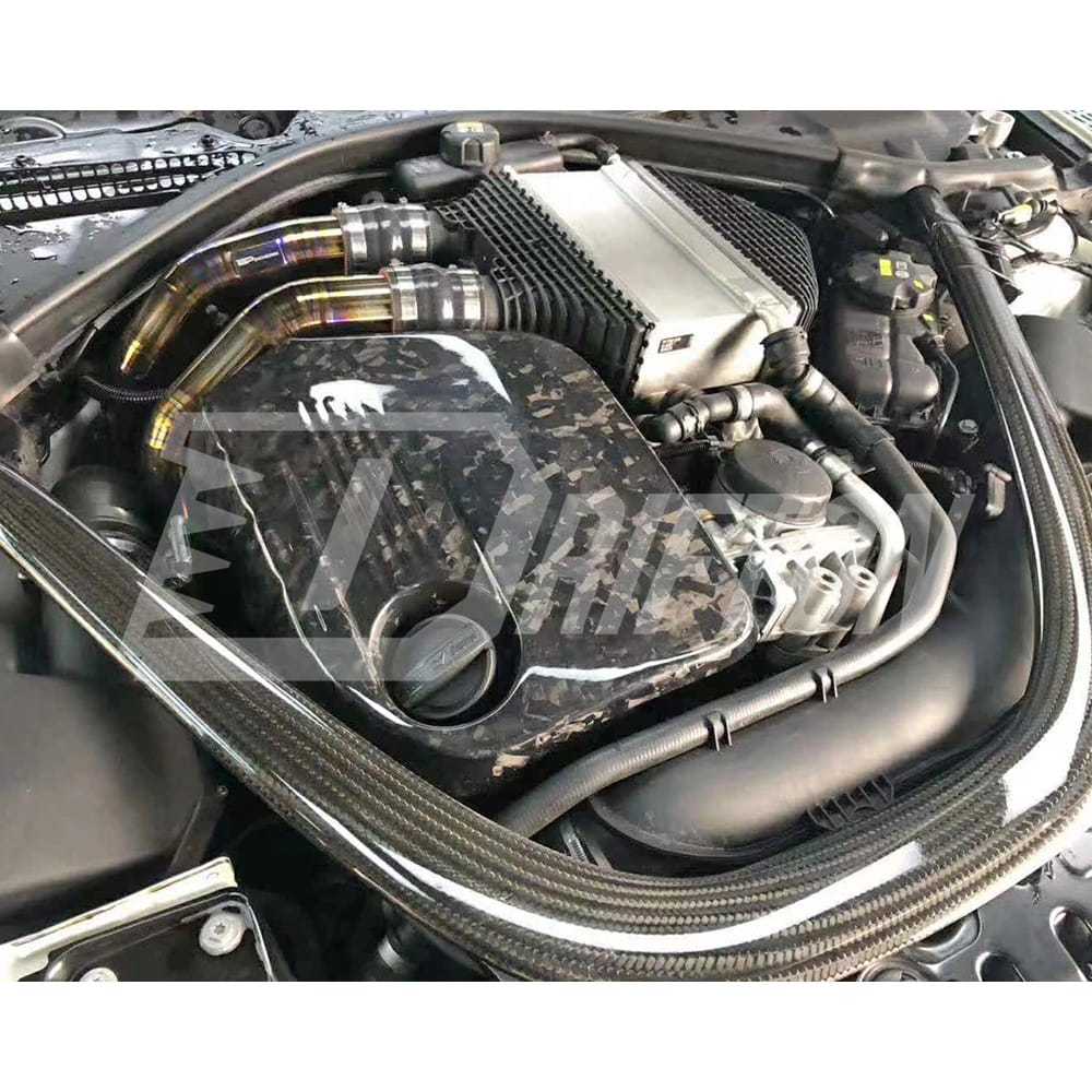Forged Dry Carbon Fiber Engine Cover For BMW M3 M4 F80 F82 2014-2020