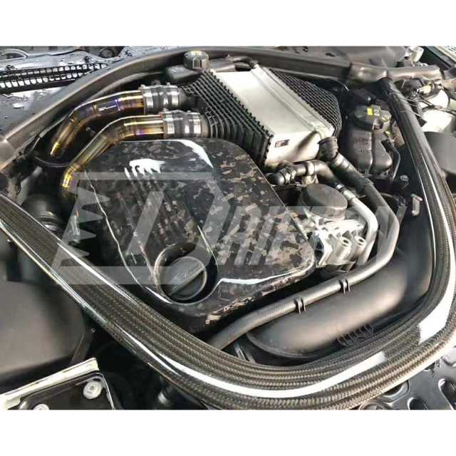 Forged Dry Carbon Fiber Engine Cover For BMW M3 M4 F80 F82 2014-2020