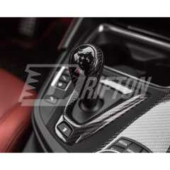 Dry Carbon Fiber Shift Console Trim Cover For BMW M3 M4 F80 F82 2014-2020