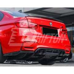 P Style Dry Carbon Fiber Trunk Spoiler Reare Wing For BMW M3 F80 2014-2020