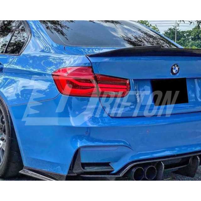 PSM Style Carbon Fiber Trunk Spoiler Rear Wing For BMW M3 F80 2014-2020