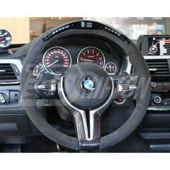 Customize Style Steering Wheel With LED Shift Light For BMW M3 M4 F80 F82 F83 2014-2020