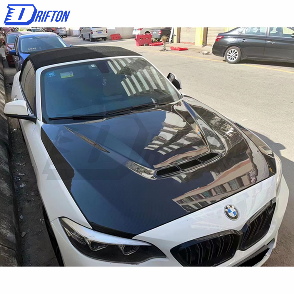 CS Style Dry Carbon Fiber Hood For BMW F87 M2 M2C 2016-2019