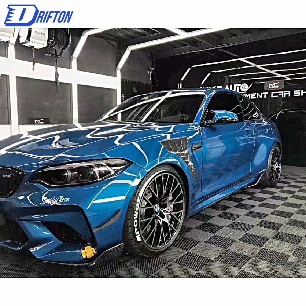 Half Dry Carbon Fiber Fender For BMW F87 M2 M2C 2016-2019