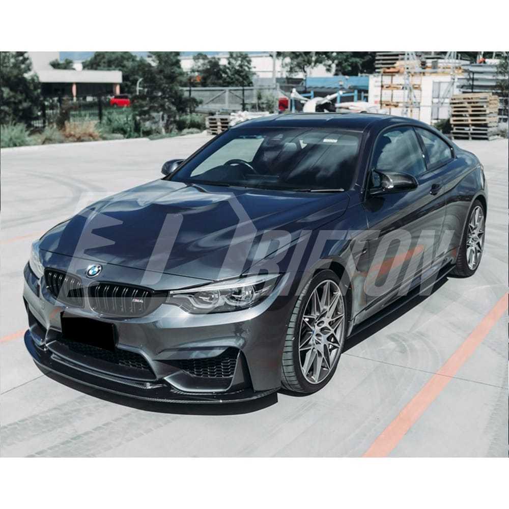 GT4 Style Dry Carbon Fiber Front Lip For BMW M3 M4 F80 F82 F83 2014-2020