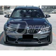GT4 Style Dry Carbon Fiber Front Lip For BMW M3 M4 F80 F82 F83 2014-2020