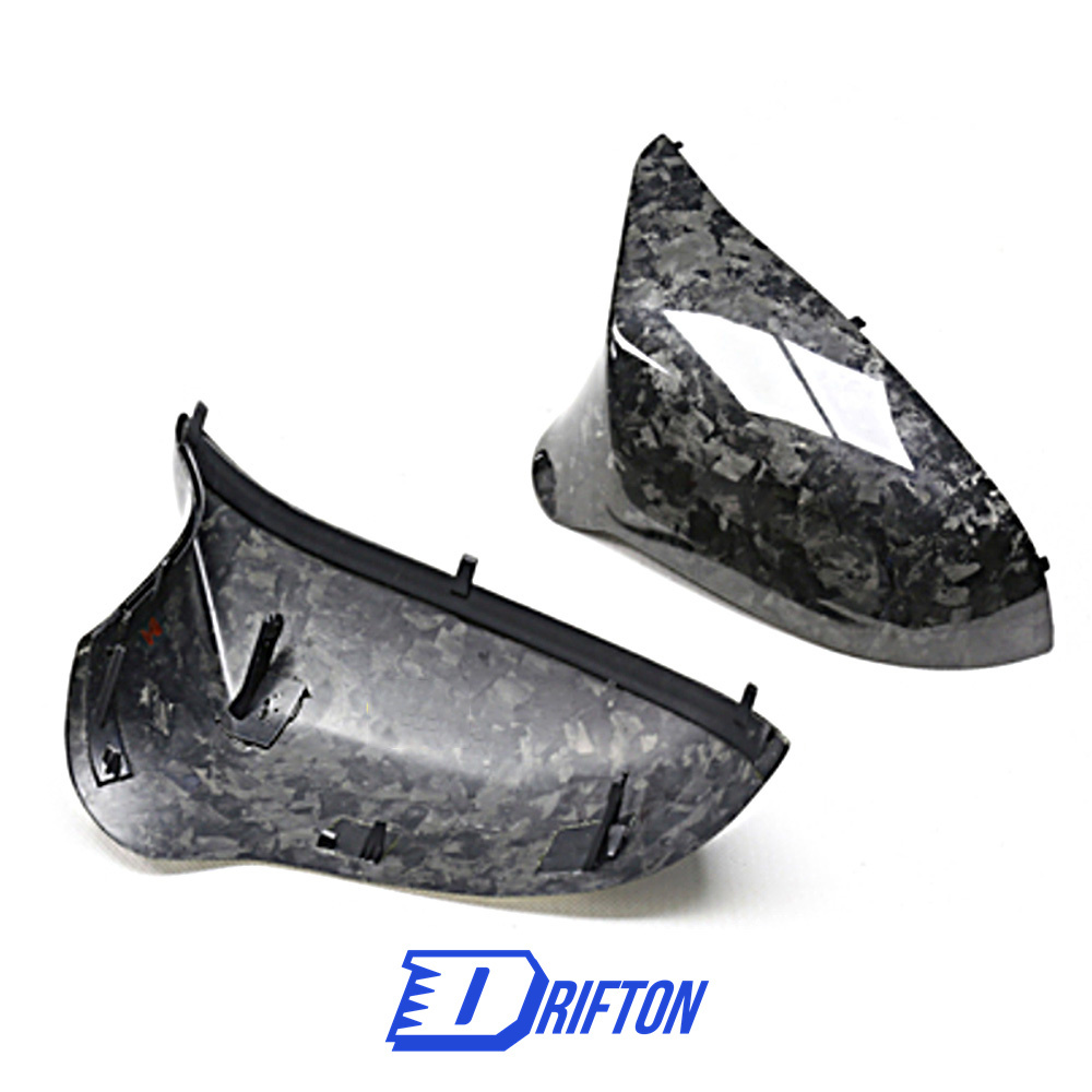 Forged Dry Carbon Fiber Mirror Replacement Cap For BMW F87 M2C RHD 2016-2019