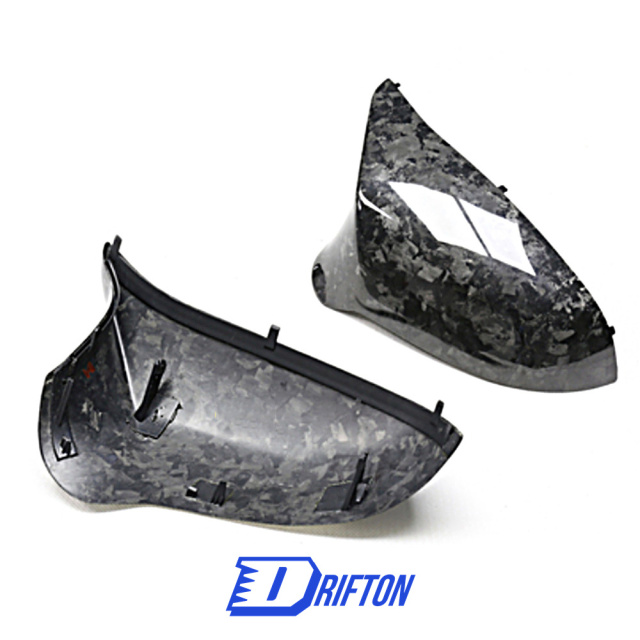 Forged Dry Carbon Fiber Mirror Replacement Cap For BMW F87 M2C RHD 2016-2019
