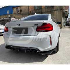 MTC Style Dry Carbon Fiber Rear Diffuser For BMW F87 M2 M2C 2016-2019