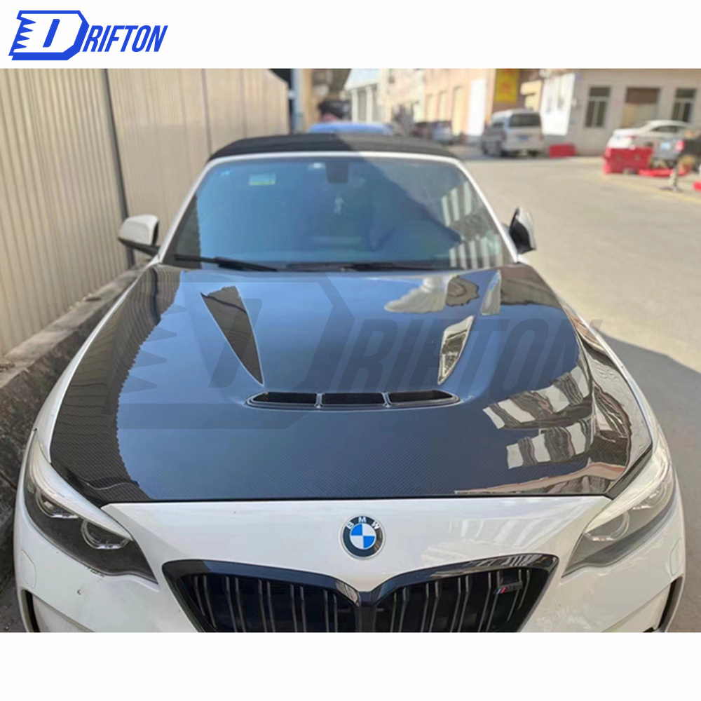 CS Style Dry Carbon Fiber Hood For BMW F87 M2 M2C 2016-2019