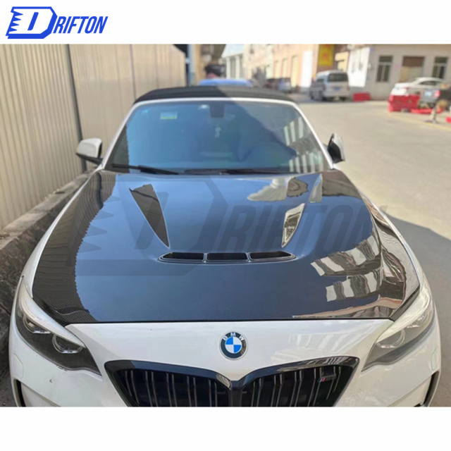 CS Style Dry Carbon Fiber Hood For BMW F87 M2 M2C 2016-2019
