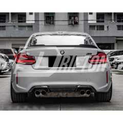 CS Style Dry Carbon Fiber Rear Spoiler Trunk Wing For BMW F87 M2 M2C 2016-2019