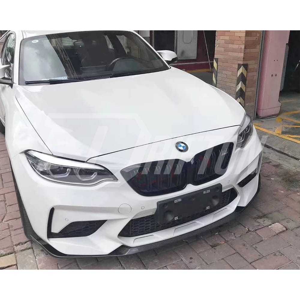 M2C MP Style Carbon Fiber Front Lip For BMW F87 M2C 2016-2019