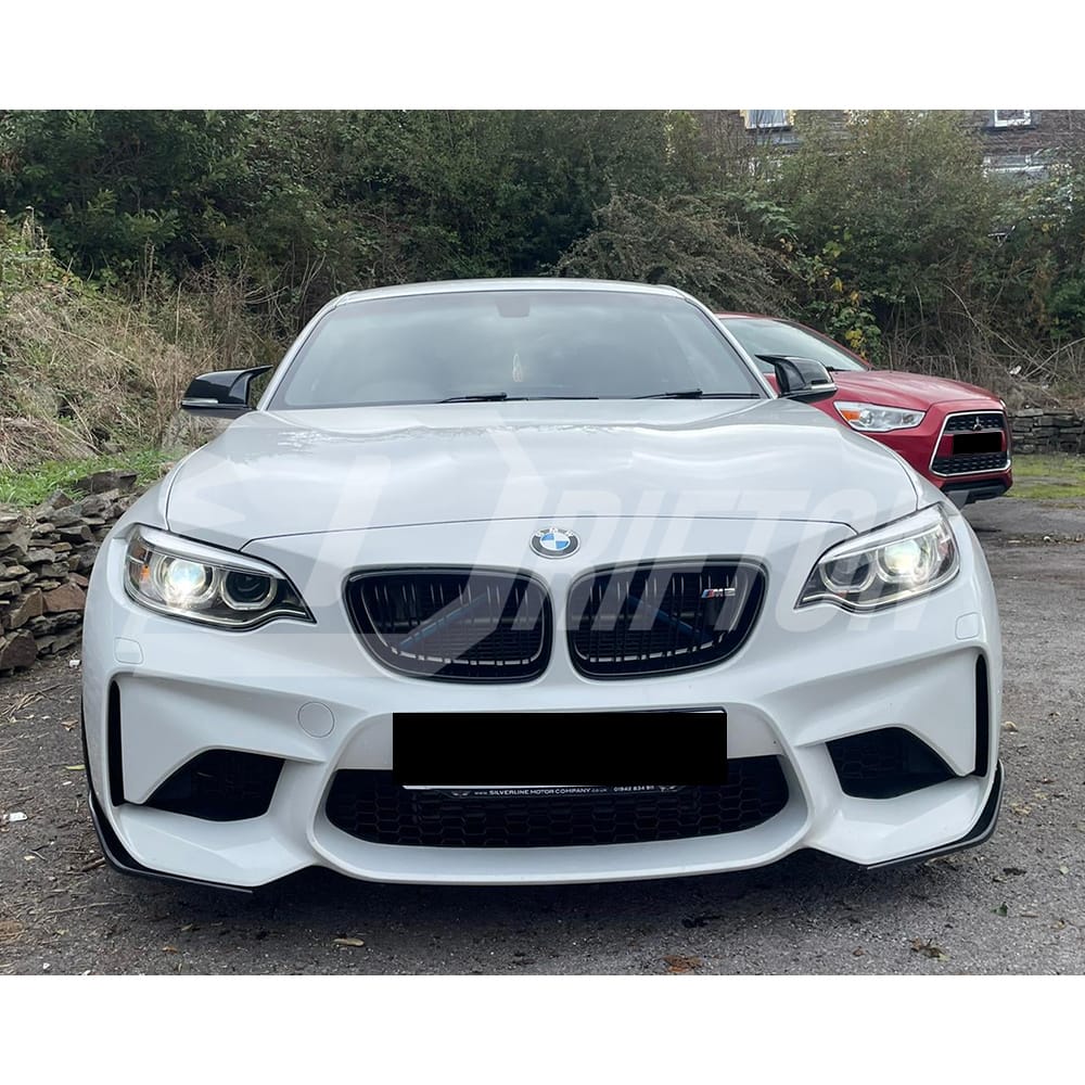 MP Style Carbon Fiber Front Splitter For BMW F87 M2 M2C 2016-2019